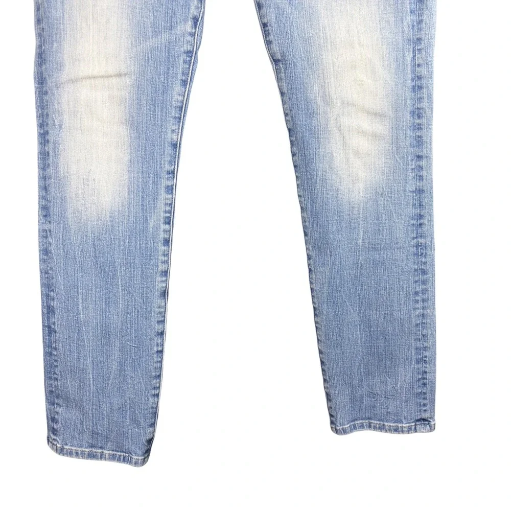 American Eagle Extreme Flex 4 Slim Jeans Light Wash Blue Mens 30x30 Denim - Picture 4 of 14